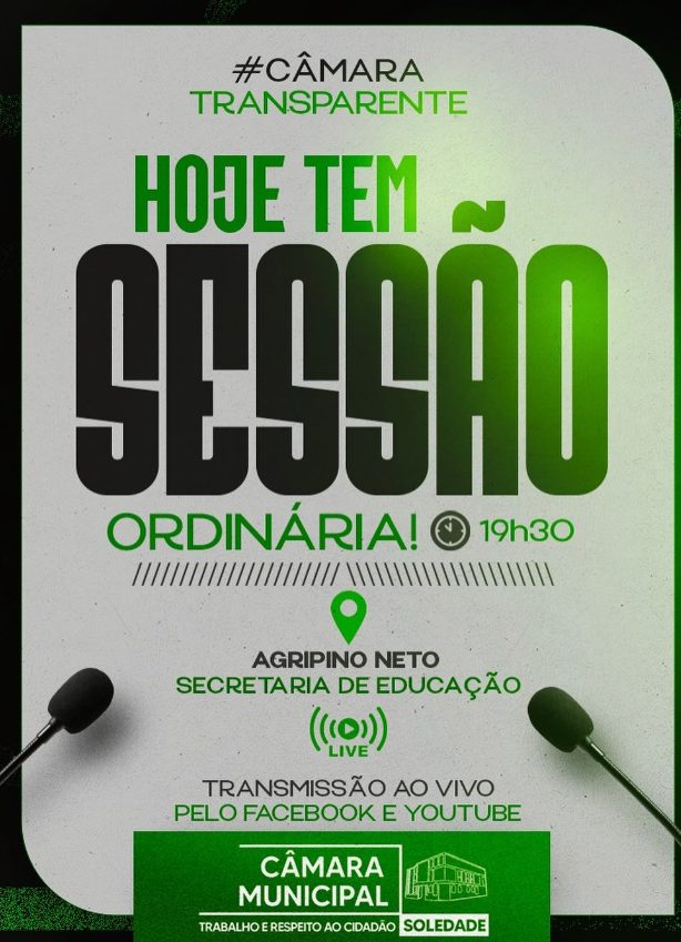 Hoje tem sessão!