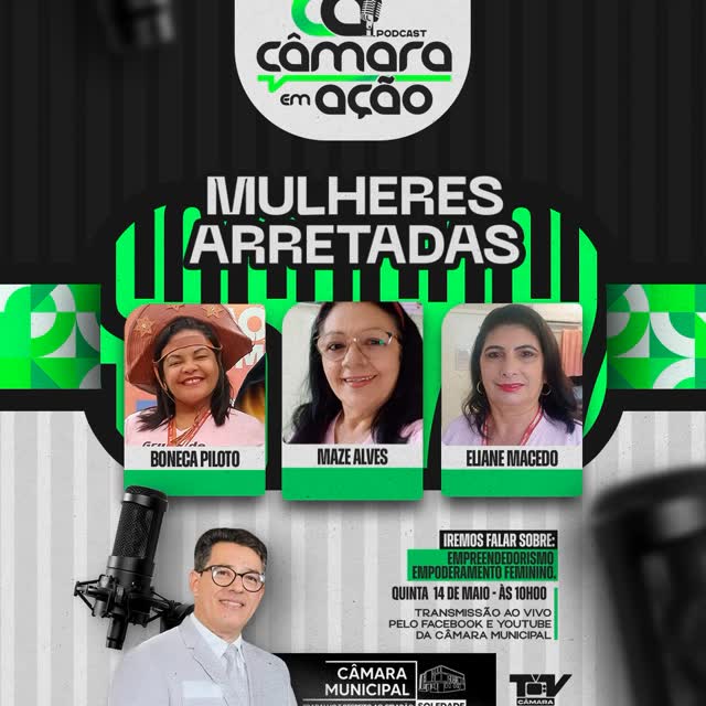 Podcast TV Câmara: Novo episódio na quinta-feira pelas redes sociais